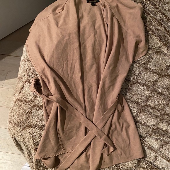 Jackets & Blazers - Beige vest sleeveless